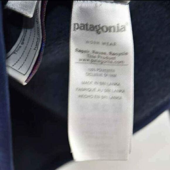 Patagonia Better Sweater Women's Blue 1/4 Zip Pullover Size XL - Picture 4 of 8